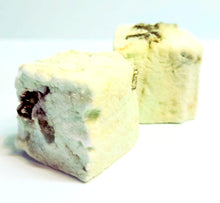 Load image into Gallery viewer, The softest, fluffiest, melt in the mouth handcrafted Peppermint flavoured Marshmallow swirled with chopped Peppermint Thins.
