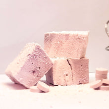 Load image into Gallery viewer, The softest, fluffiest, melt in the mouth handcrafted Violet flavoured Marshmallow coated in crushed Swivvels Parma Violets.