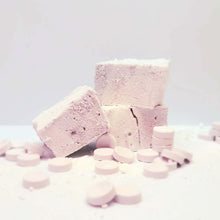 Load image into Gallery viewer, The softest, fluffiest, melt in the mouth handcrafted Violet flavoured Marshmallow coated in crushed Swivvels Parma Violets.