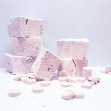Load image into Gallery viewer, The softest, fluffiest, melt in the mouth handcrafted Violet flavoured Marshmallow coated in crushed Swivvels Parma Violets.