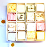 Load image into Gallery viewer, A selection of the softest, fluffiest, melt in the mouth handcrafted Marshmallow. Made up of our 8 original flavours and available in 8 piece or 16 piece packs.
