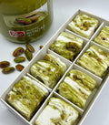 Pistachio handmade artisan marshmallows made in Yorkshire.
