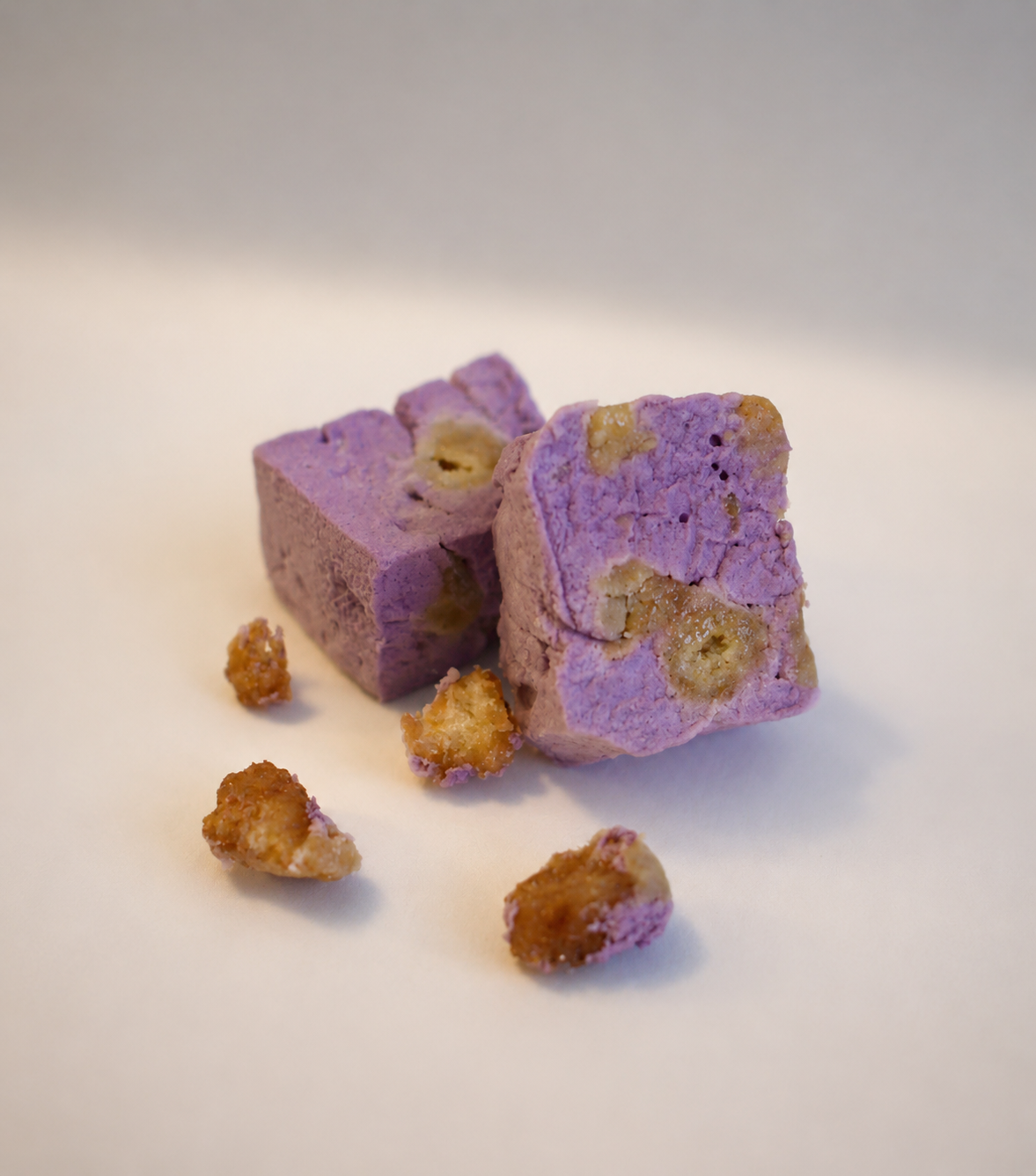 Handmade Ube and Pandesal Toffee Marshmallow