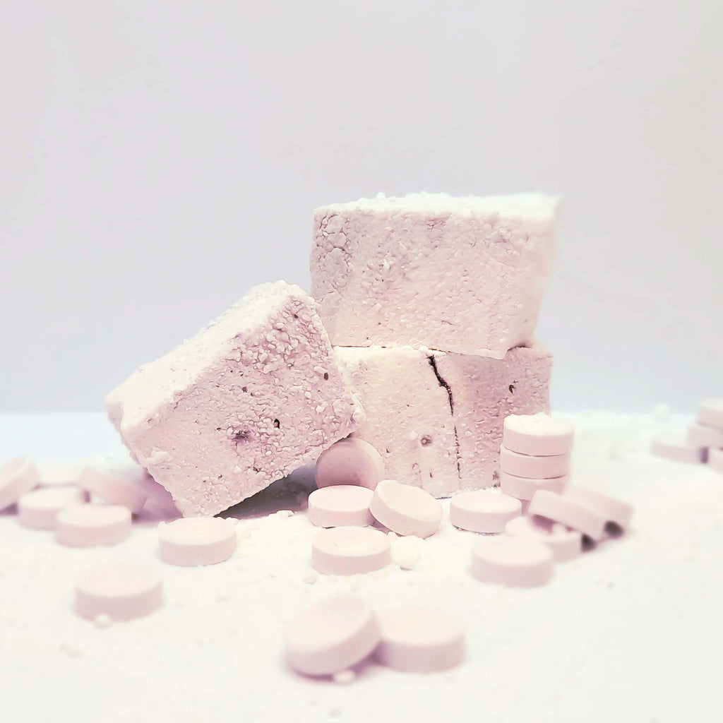 The softest, fluffiest, melt in the mouth handcrafted Violet flavoured Marshmallow coated in crushed Swivvels Parma Violets.