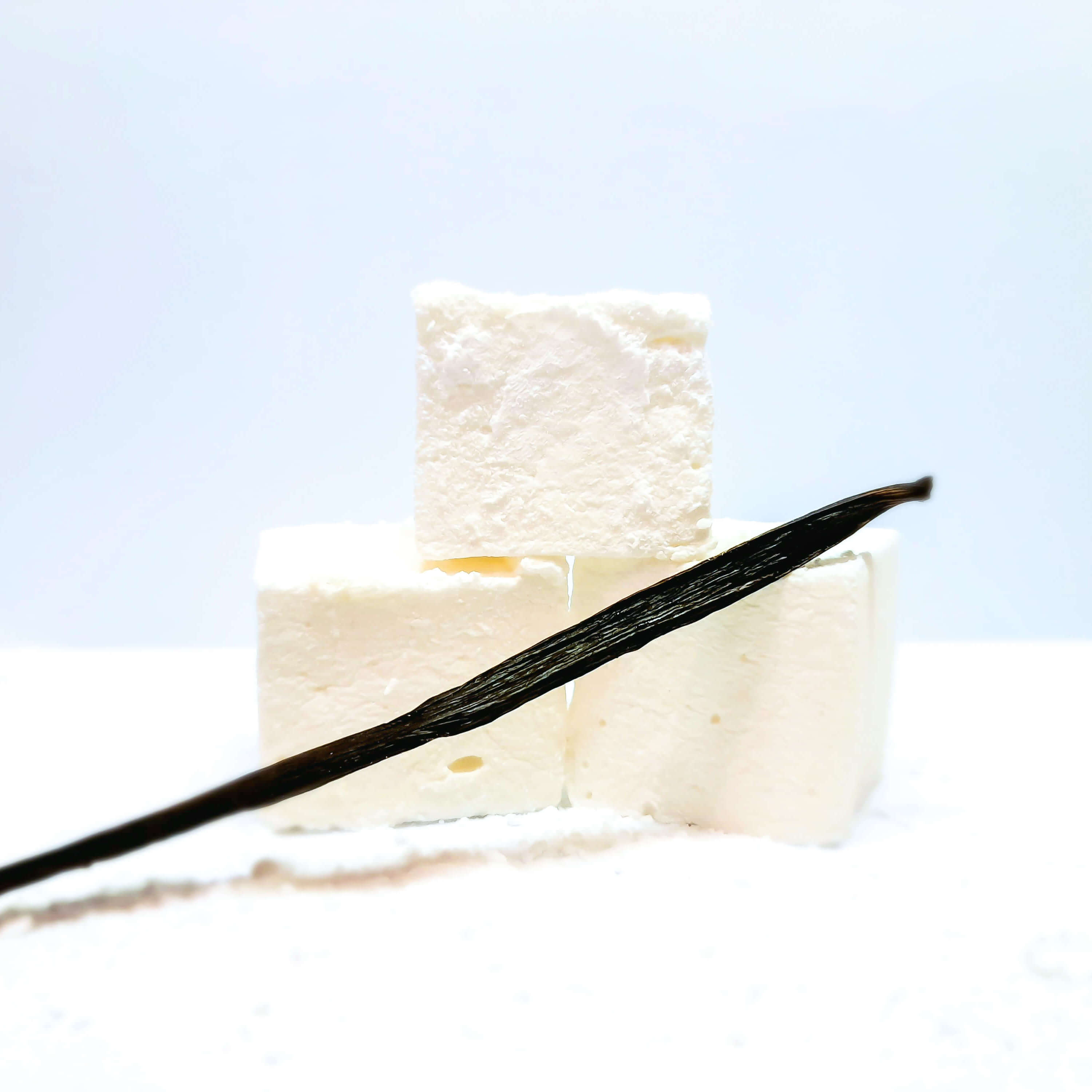 Tahitian vanilla bean handmade artisan marshmallows made in Yorkshire. Great Taste Award winner
